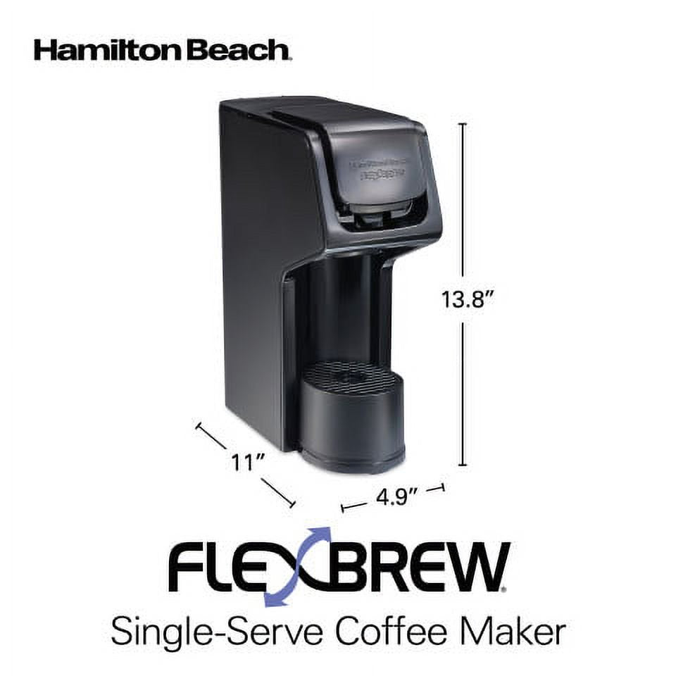 Flexbrew Single-Serve Coffee Maker, Black, Capacitive-Touch Controls, 49903