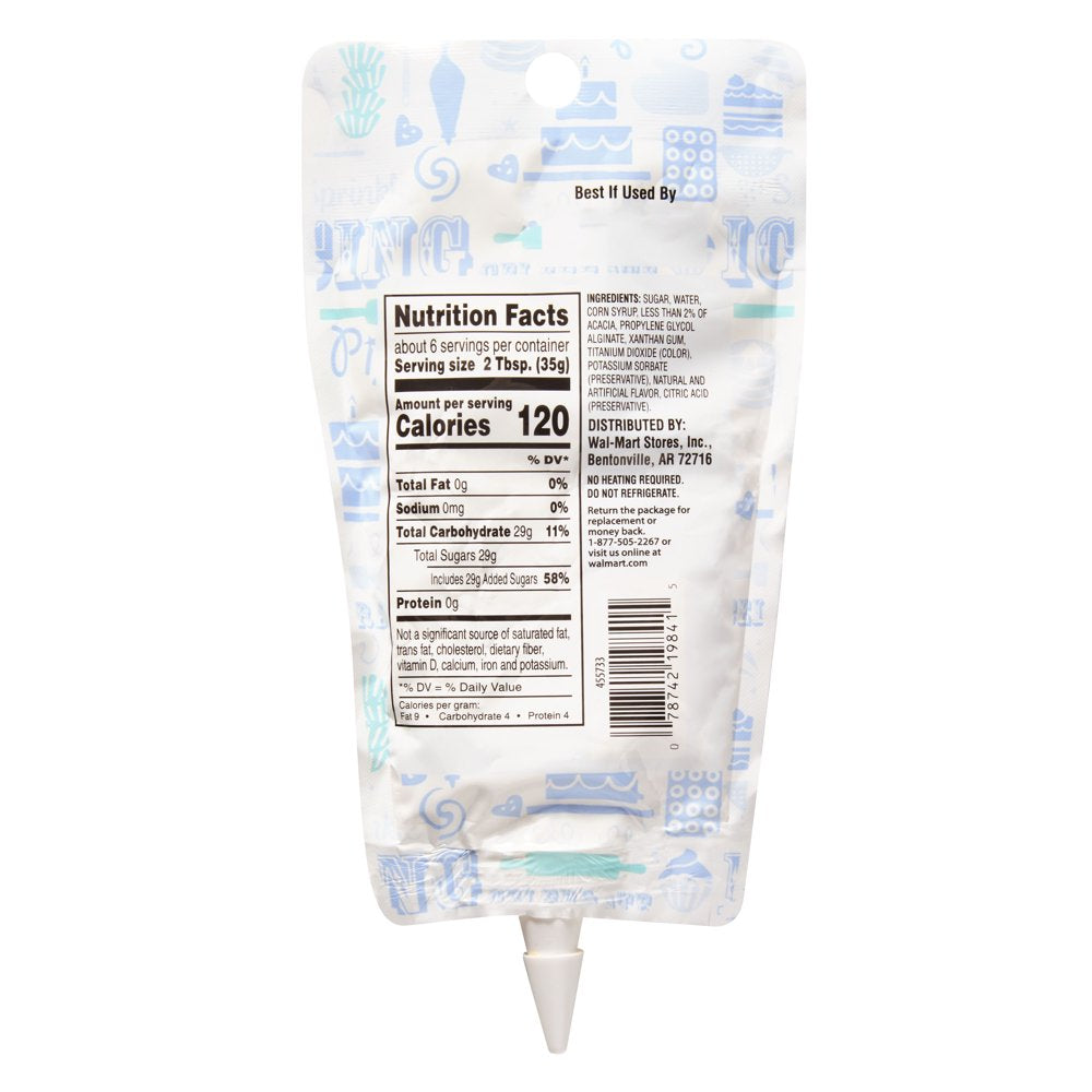 Cookie Icing, White, 7 Ounces