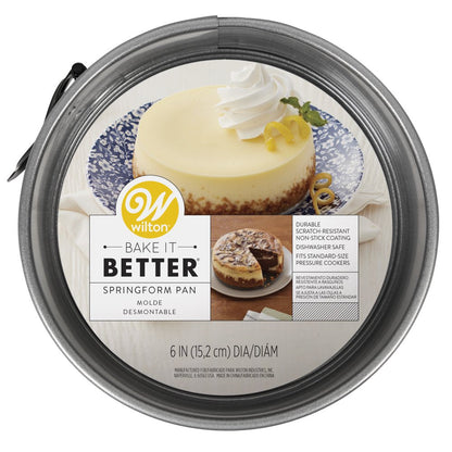 Bake It Better Steel Springform Cheesecake Pan, 6-Inch