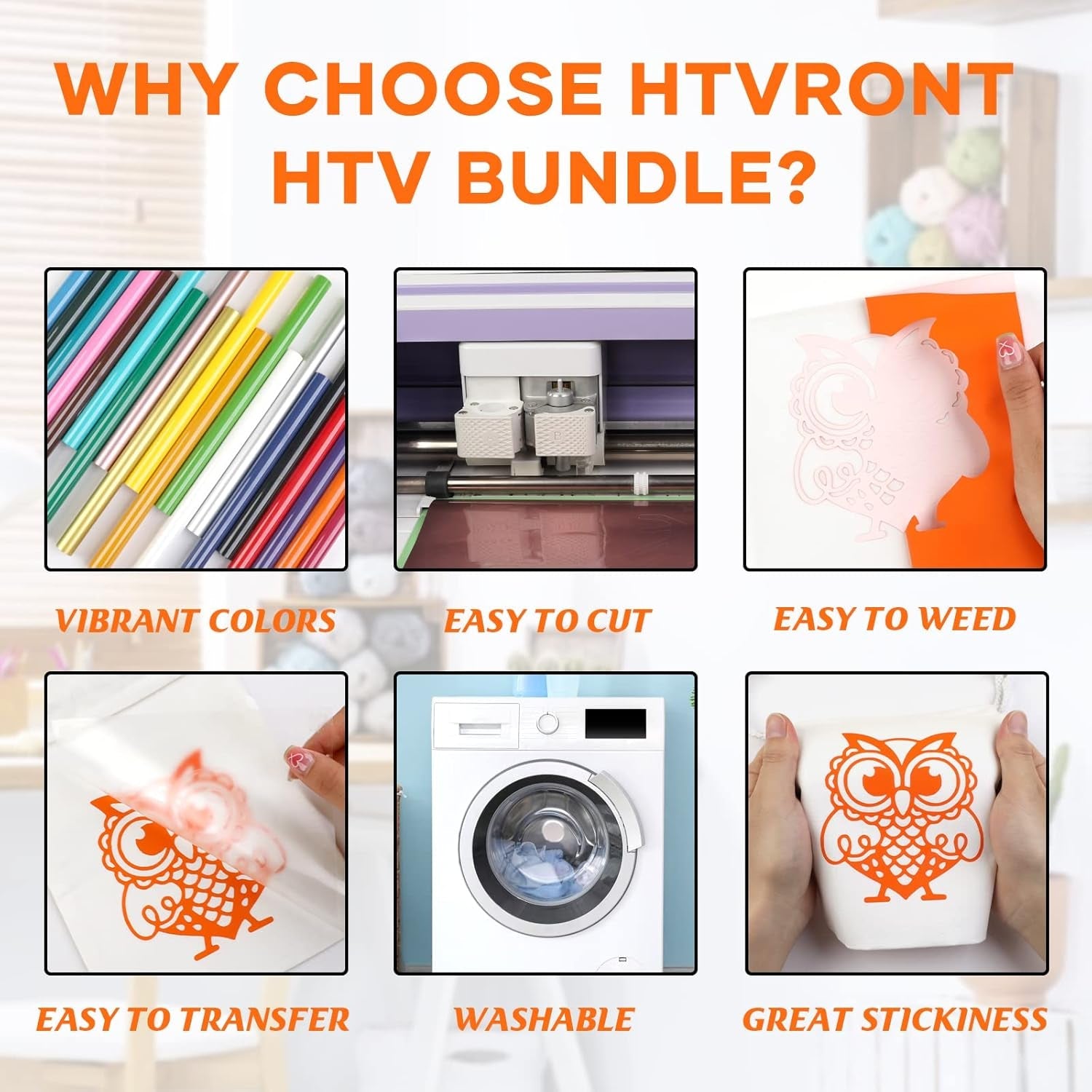 Loklik Cutting Machine 2 & HTV Heat Transfer Vinyl Bundle - 20 Pack 12'' X 3FT