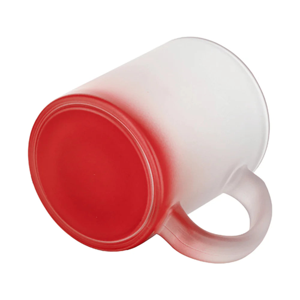 HPN Sublicraft 11 Oz. Color Gradient Sublimation Glass Mug - 36 per Case