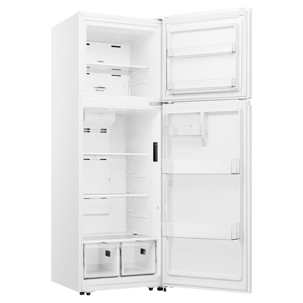 18 CF Top Mount Freezer Refrigerator- White