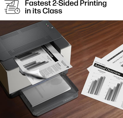 HP Laserjet M209D Laser Printer, Black and White, Automatic Duplex, Wired Connection Only (USB Cable Included), Best-For-Home Office (8J9L0F)