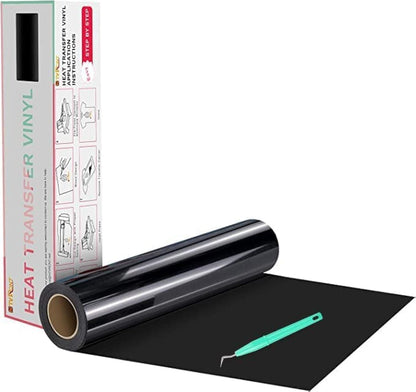 HTVRONT Heat Press Mat 15X15 & Black & White HTV Heat Transfer Vinyl Bundle: 36 Pack 12X10