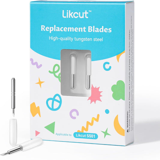 Replacement Blades for Glee S501 Cutting Machine, Glee S501 Cutting Blades, Cutting Tool, 2 Packs