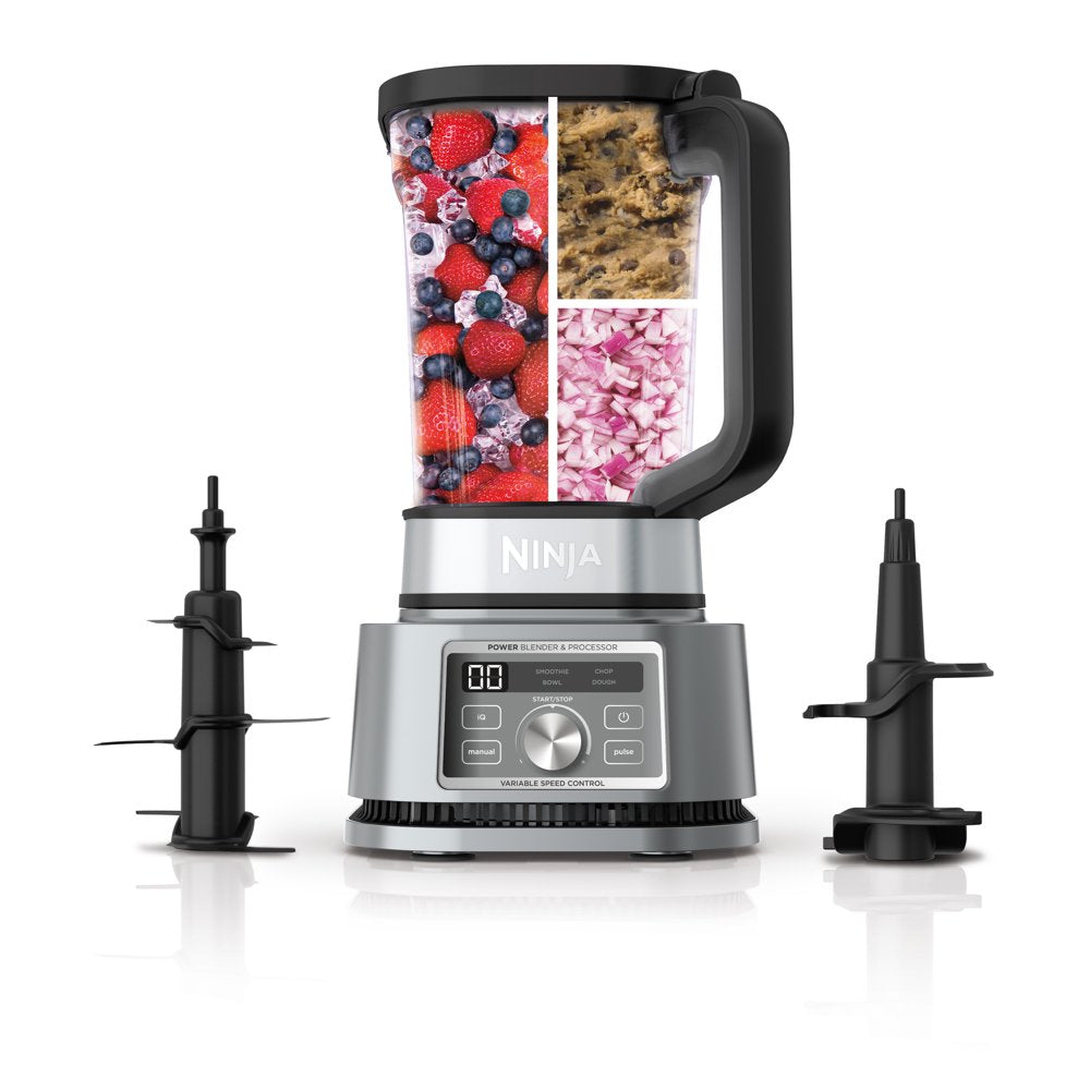 ® Foodi® Power Blender & Processor 3-In-1 72-Oz. Blender and Food Processor 1200W 4 Auto-Iq® Presets, SS200