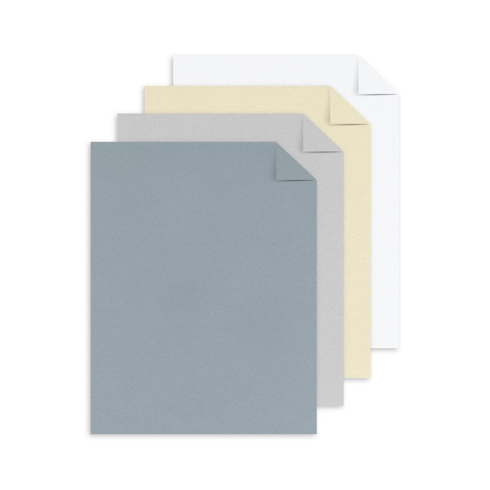 Metallic Shimmer Cardstock, 4-Color Assortment, 24 Sheets