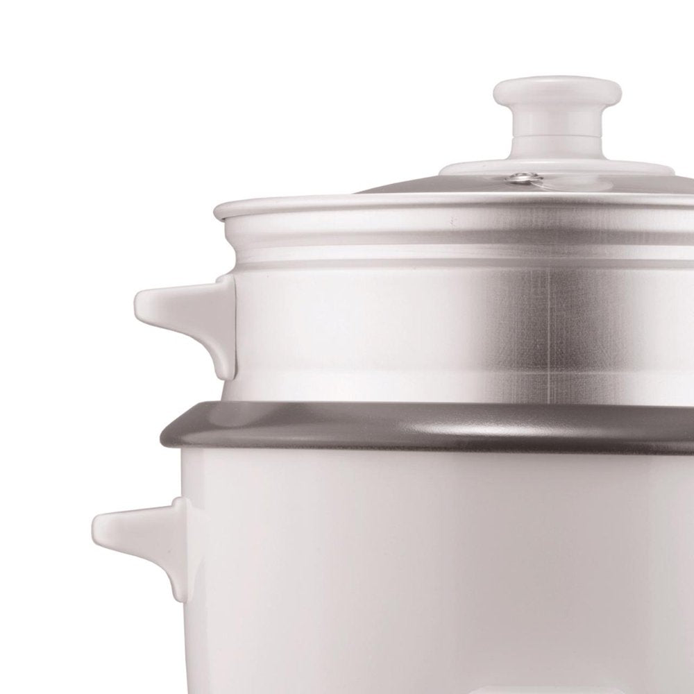 TS-600S 5-Cup Uncooked/10-Cup Cooked Rice Cooker and Food Steamer, White