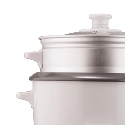 TS-600S 5-Cup Uncooked/10-Cup Cooked Rice Cooker and Food Steamer, White