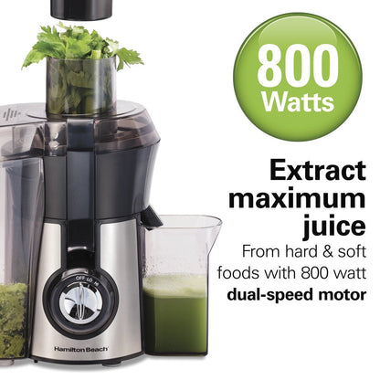 Easy Clean Juice Extractor, 800 Watts, Model 67735