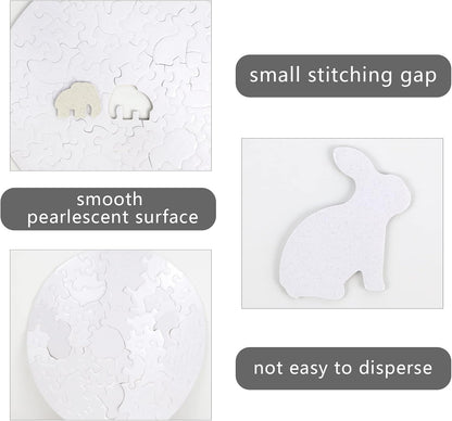 10 Sets round Sublimation Puzzle Blanks