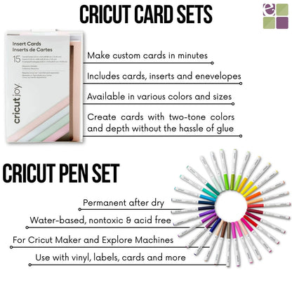 Cricut Ultimate Materials Bundle, Bulk Vinyl Rolls and Accessories for Cricut Explore Air & Maker, 150 Count