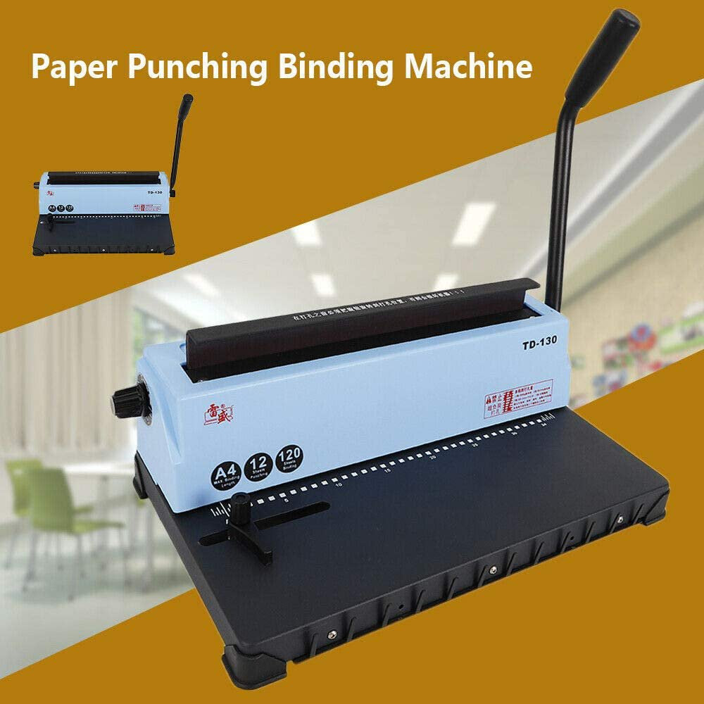 Binding Machine 34 Square Hole Handle Manual Binding Machine Solid Handle Binder