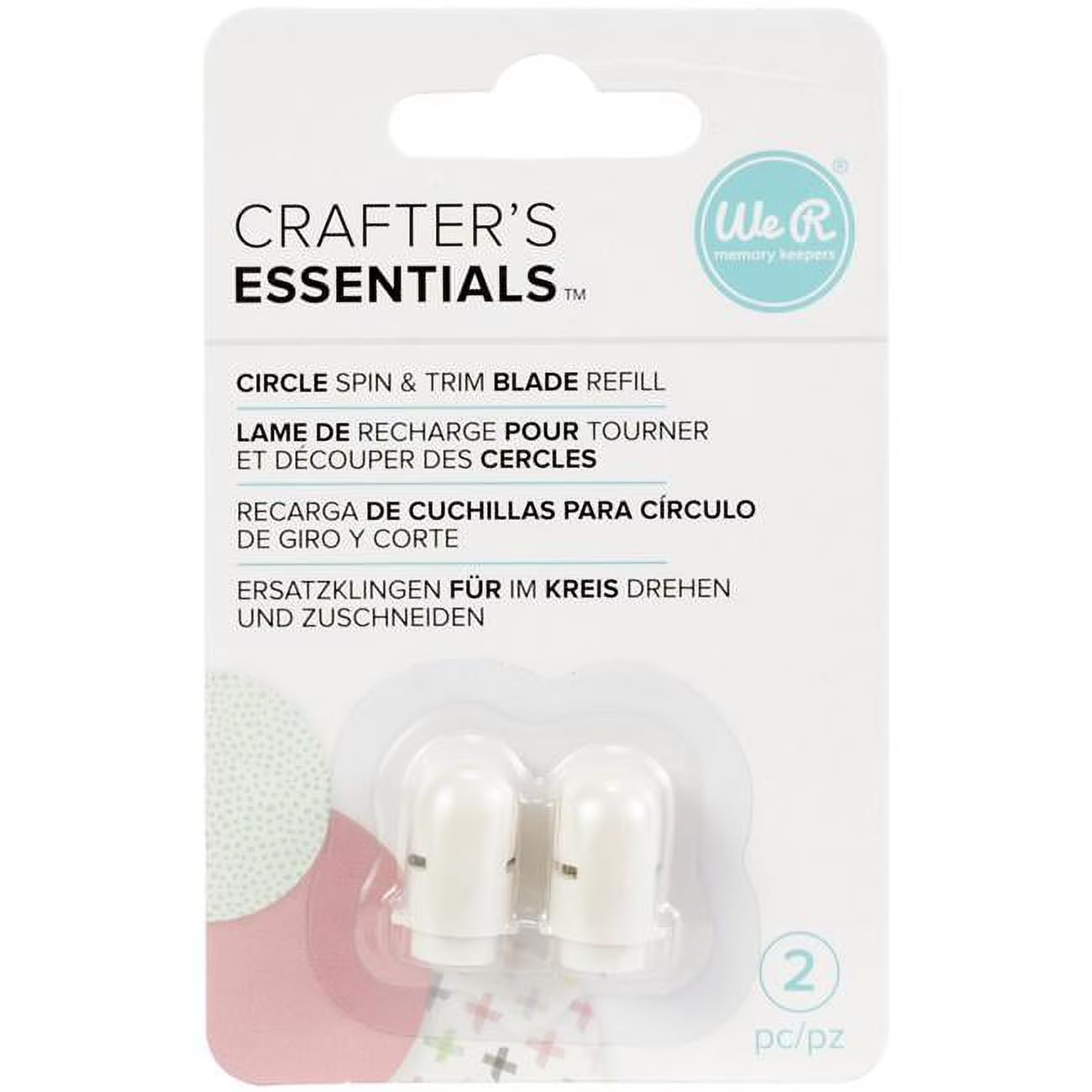 Circle Spin & Trim Refill Blades 2/Pkg-For WR660091