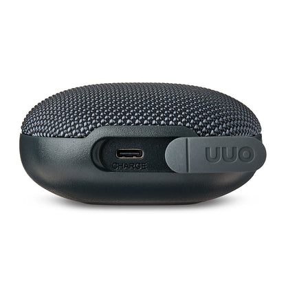 Mini Rugged Speaker with Bluetooth Wireless Technology, Gray