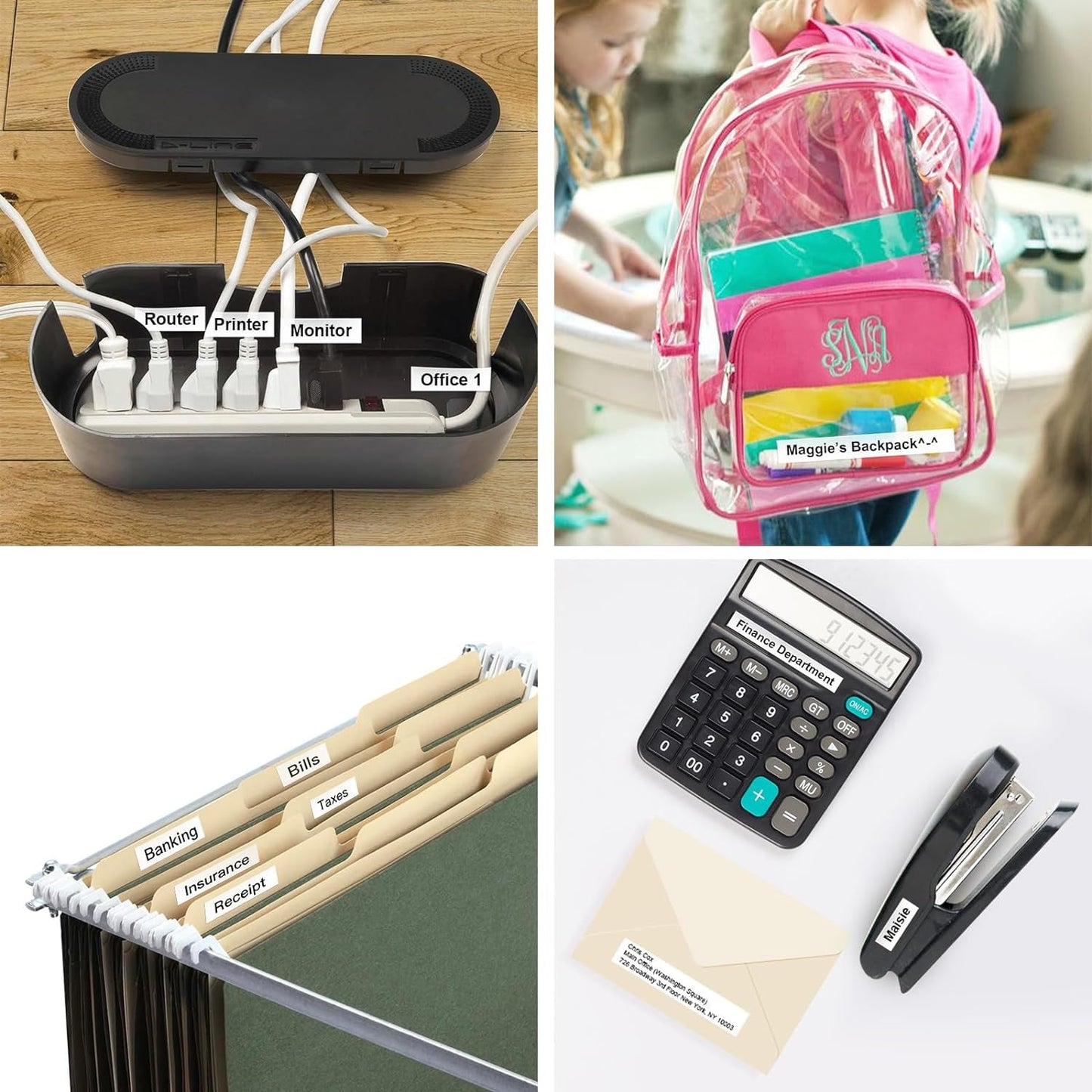 E10 Bluetooth Label Maker Machine with Tape, Continuous Waterproof Label, Versatile App with 35 Fonts and 1K+ Icons, Label Printer for Home, Kitchen, School, Office Organization, Green