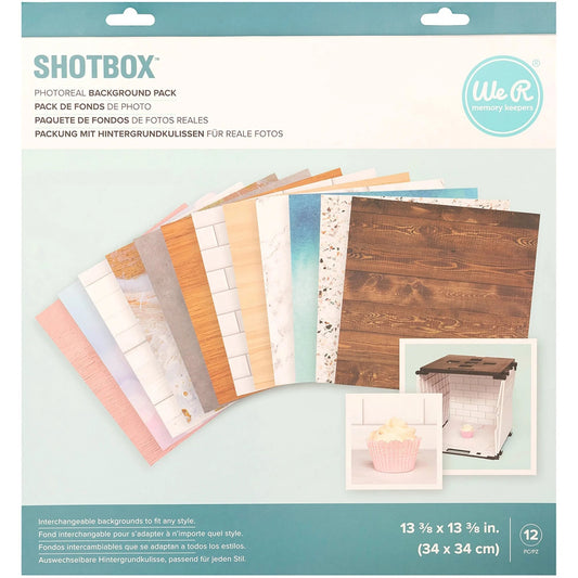 We R Memory Keepers Shotbox Background 12/Sheets-Photoreal