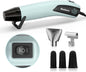 Heat Gun for Resin, 350W Fast Heating Dual Temp Heat Gun (482°F~662°F) with 3 Nozzles & 3 Silicone Covers, 4.9Ft Long Heat Gun for Bubble Remove,Vinyl Shrink Wrap,Candle Making,Epoxy Resin