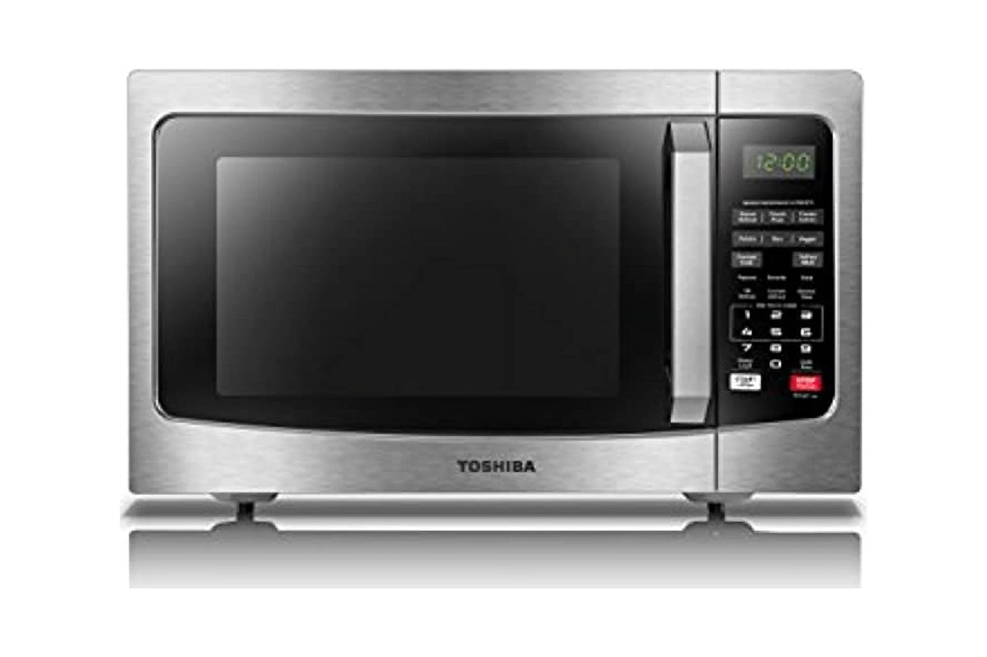 Countertop Microwave Oven, 1.2 Cu Ft, 1,100 Watts, Smart Sensor, Mute Function, Stainless Steel