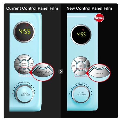 0.7 Cu Ft Retro Countertop Microwave Oven, 700 Watts, Blue, New