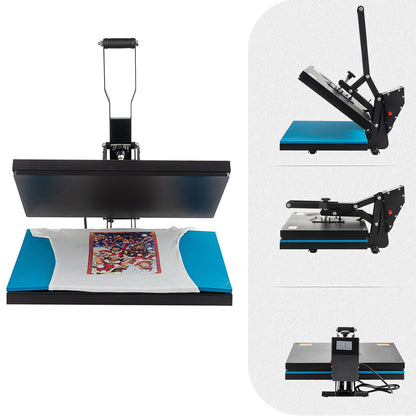 Clamshell Heat Press Machine 16" X 24" Sublimation Printer Transfer DIY T-Shirt