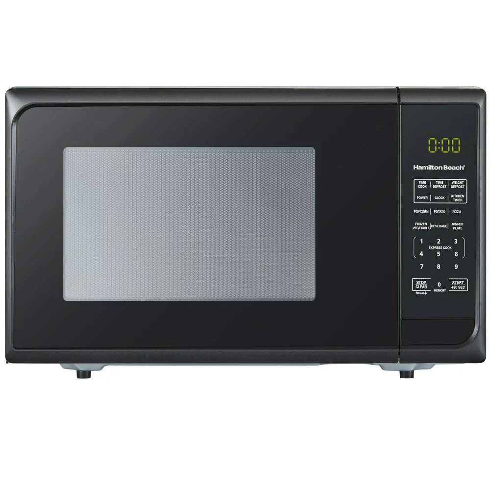 0.9 Cu. Ft. Matte Black Microwave Oven