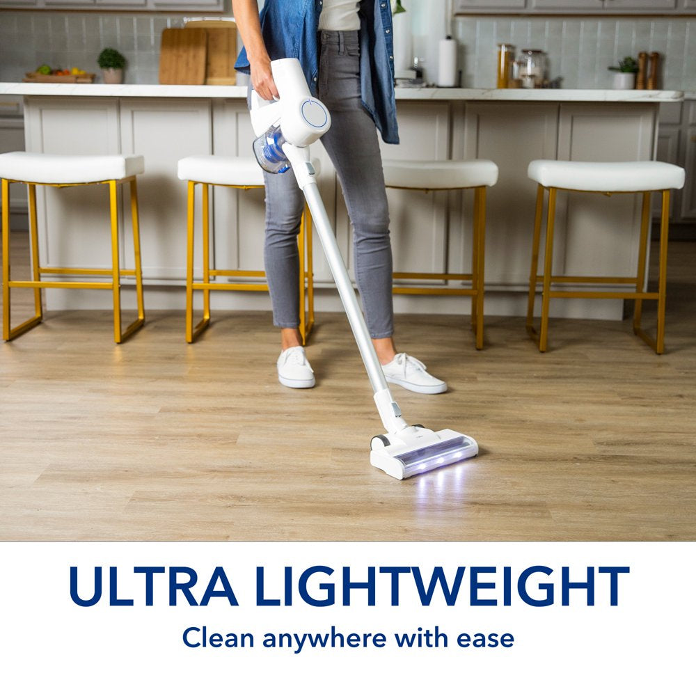 Litevak by  Cordless Stick Vacuum - 40 Minute Runtime + HEPA Filtration + LED Headlight - New