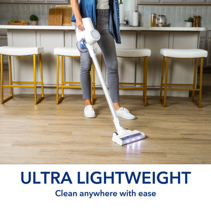 Litevak by  Cordless Stick Vacuum - 40 Minute Runtime + HEPA Filtration + LED Headlight - New