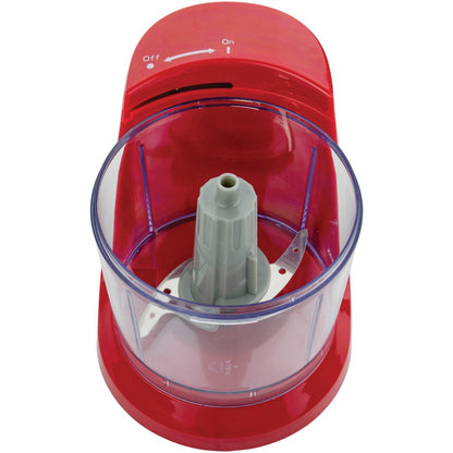 MC-109R 1.5 Cup Mini Food Chopper, Red