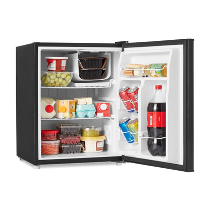 2.7 Cu Ft Single Door Mini Fridge, Black, Estar