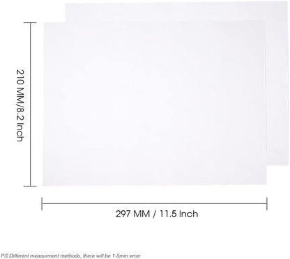 PYD Life Sublimation Blank Paper A4 Size,100 Sheets,Heat Transfer Paper for Sublimation Blanks T-Shirt Tote Bag 105 G