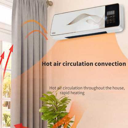 12000 BTU Mini Split Air Conditioner & Heater, 115V Energy Saving Wall Mounted Ductless AC Unit Cools up to 800 Sq. Ft, Space Heating, Quiet, White
