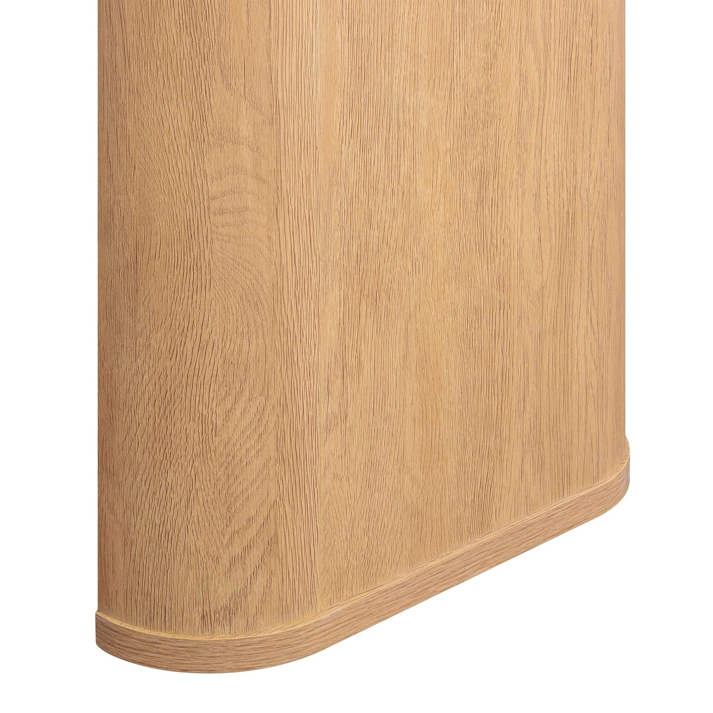 Juliet Oval Writing Desk, Light Honey Finish