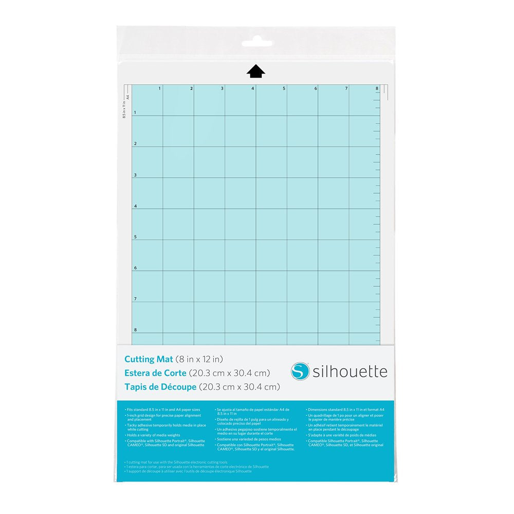 Silhouette Portrait Cutting Mat, Medium, Blue