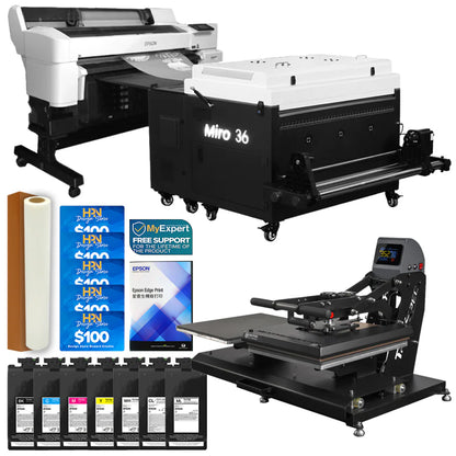 Surecolor G6070 35" DTF Printer Shaker, Ink, Double Station Bundle