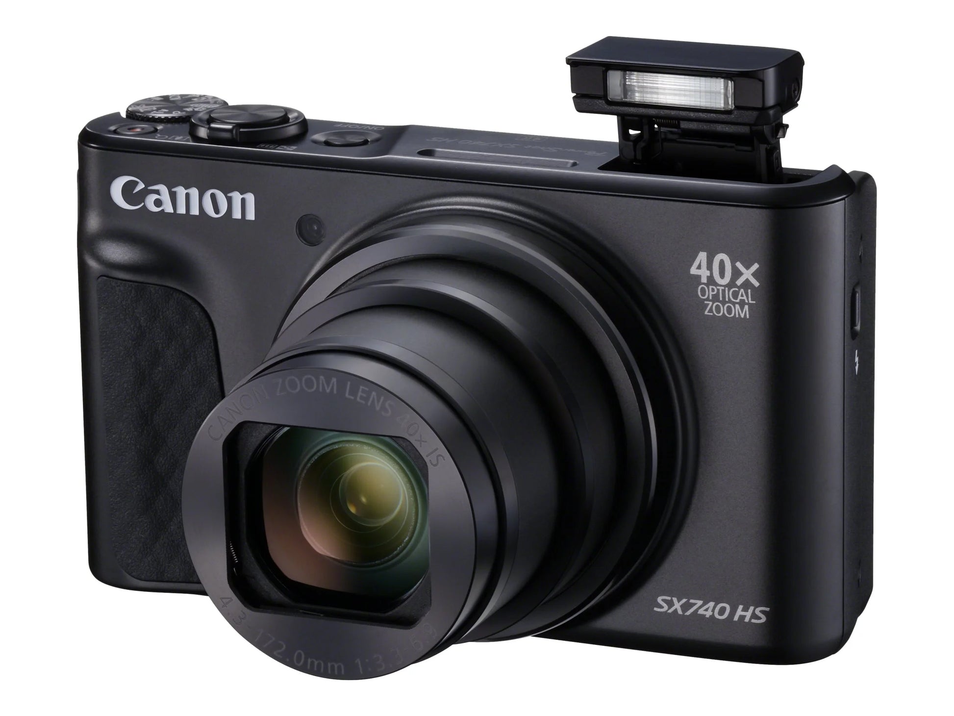 Canon SX740BK Powershot SX740 HS Digital Camera - Black