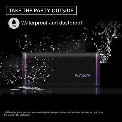 ULT FIELD 5 Wireless Portable Bluetooth Speaker, IP67 Waterproof, Dustproof, and Rustproof, Black