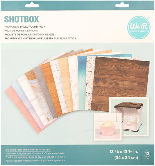 We R Memory Keepers Shotbox Background 12/Sheets-Photoreal