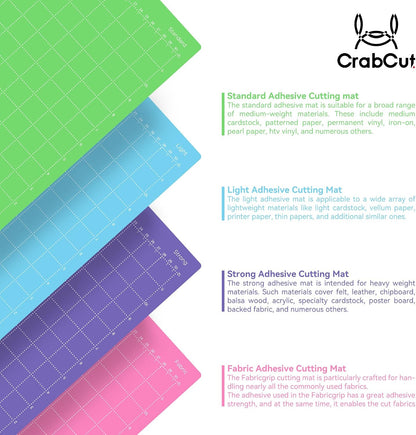 Cutting Mats for Cricut Maker 4/Explore 4/Maker 3/Explore 3/Explore Air 2 12X24 Inch 3Pack Variety Durable Long Lasting Standard Stickness Replacement Cut Mat for Cricut/Siser Juliet Romeo