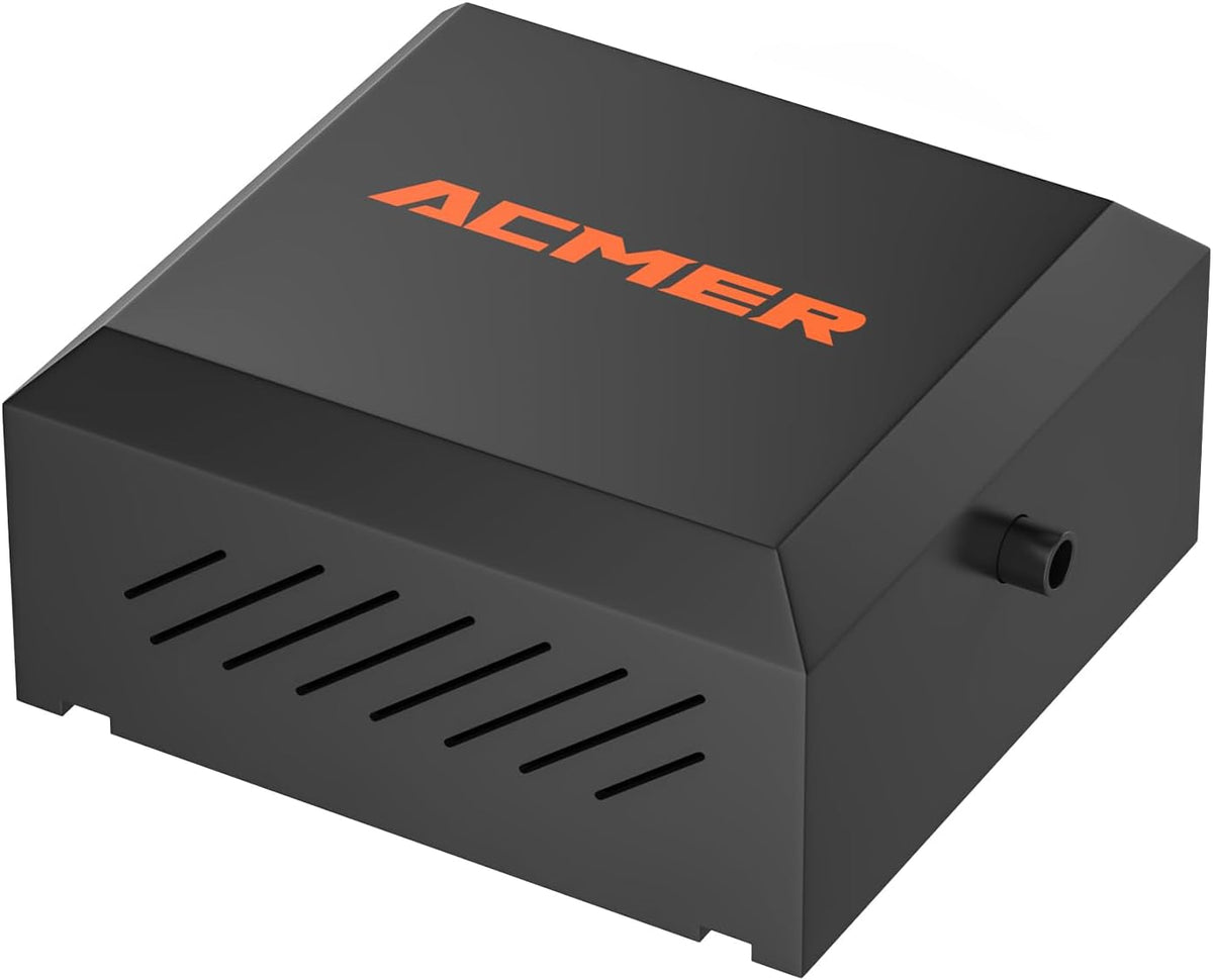 ACMER C4 Air Assist Pump Kit, 30L/Min Adjustable Airflow for Laser Cutters & Engravers, Enhances Cutting Precision, Removes Smoke and Dust, Reduces Surface Temperature