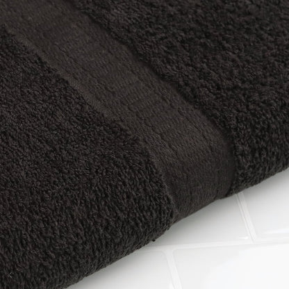 Solid Bath Towel, Rich Black