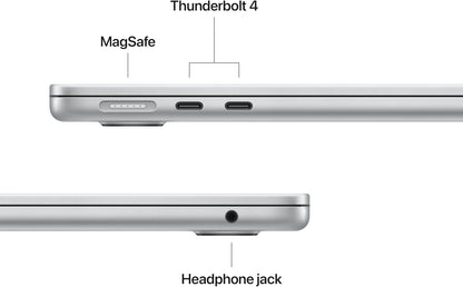 Apple 2026 Macbook Air 13-Inch Laptop with M5 Chip: Built for AI, 13.6-Inch Liquid Retina Display, 16GB Unified Memory, 1TB SSD, 12MP Center Stage Camera, Touch ID, Wi-Fi 7; Silver