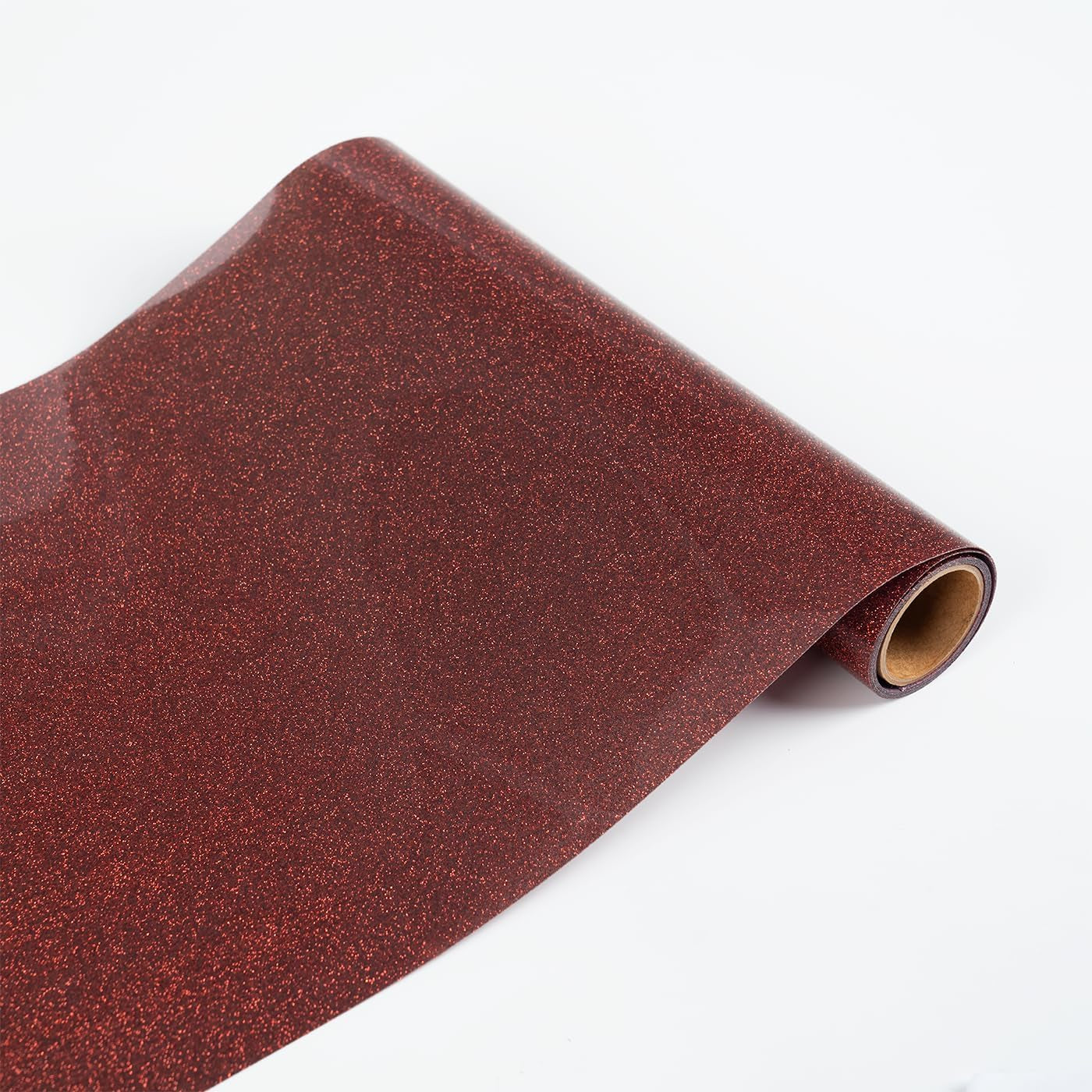Stahls' HTV Heat Transfer Vinyl Cad-Cut Glitter Flake for Cotton, Polyester, Tri-Blends Lab-Tested for 50+ Washes, Compatible with All Cutters. Easy to Cut & Weed, Iron on Vinyl (Bronze)
