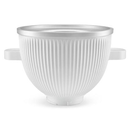 2-Qt Ice Cream Maker Attachment for Select  Tilt-Head Stand Mixers, White