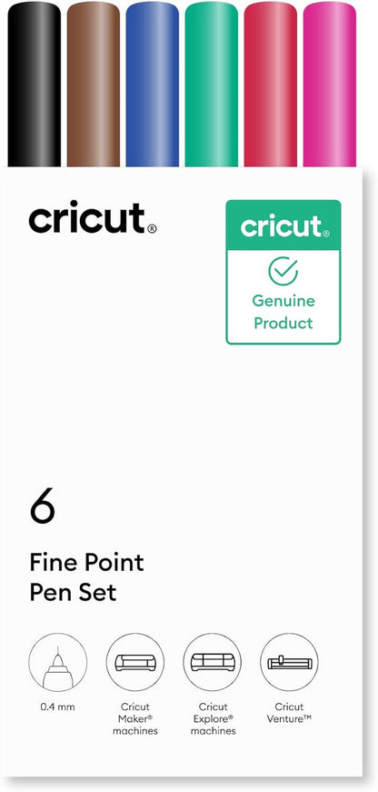 Cricut® Fine Point Pen Set, 0.4 Mm (6 Ct)