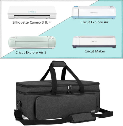 Carrying Case Compatible with Cricut Die-Cut Machine, Storage Bag Compatible with Cricut Explore Air (Air2) and Maker