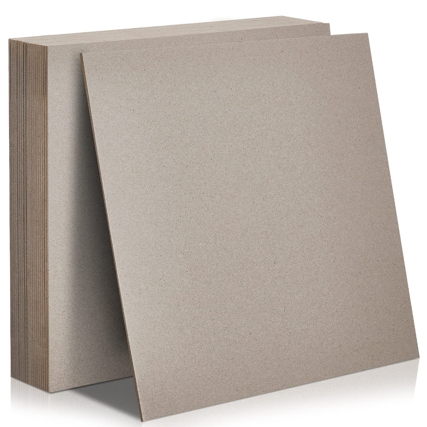 20 Pcs Book Board, Binders Board Chipboard Designer Bookboard Kraft Heavy Duty Chipboard Sheets Bookbinding Supplies for Book Binding Cover (Gray, 12.5 x 10 Inch 22PT)