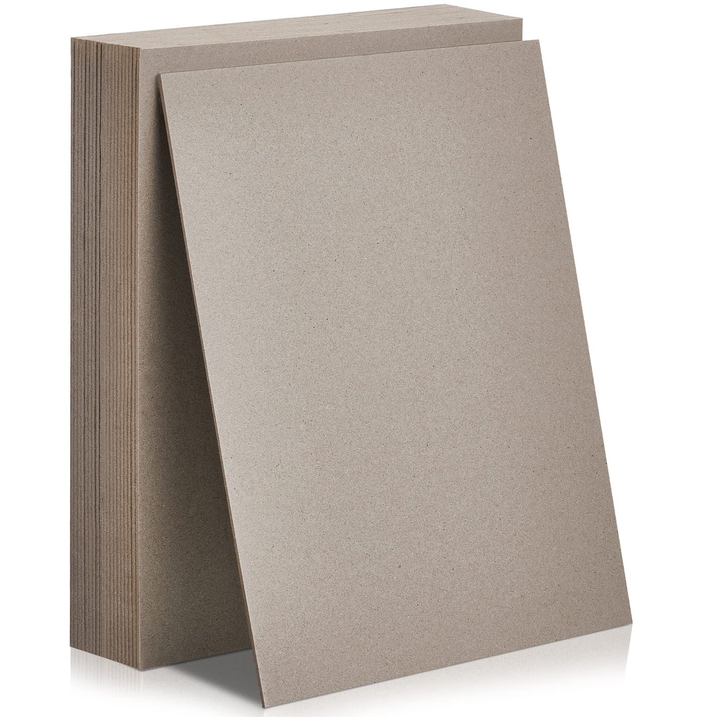 20 Pcs Book Board, Binders Board Chipboard Designer Bookboard Kraft Heavy Duty Chipboard Sheets Bookbinding Supplies for Book Binding Cover (Gray, 12.5 x 10 Inch 22PT)