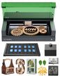 xTool S1 Enclosed Laser Cutter and Engraver Machine with Air Assist, Honeycomb, 40W Laser Power, 600mm/s, 419 * 319mm for Batch Process, Laser Cutting and Engraving Machine for Wood, Metal, Acrylic…