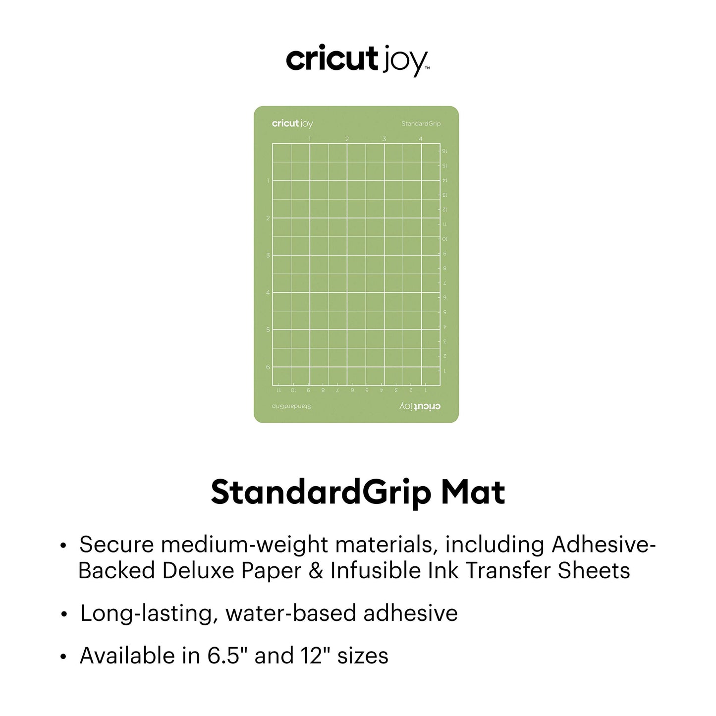 Cricut Joy StandardGrip Mat | 4.5" x 12" | Reusable Cutting Mat | Perfect for Medium-Weight Materials | Durable and Easy to Use with Cricut Joy